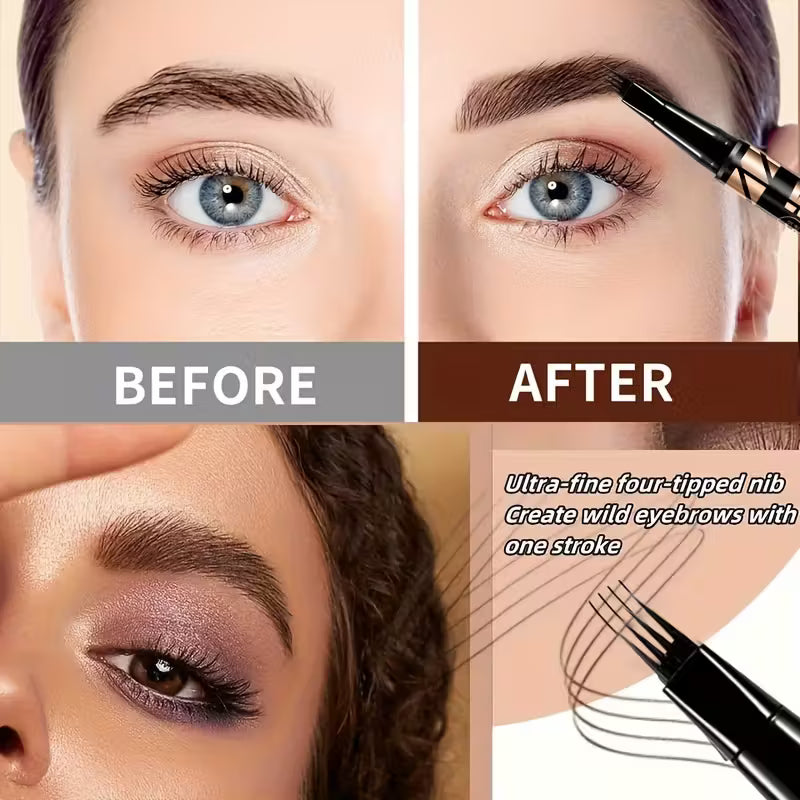 Premium Eyebrow Waterproof Pencil Multi-branch Brush